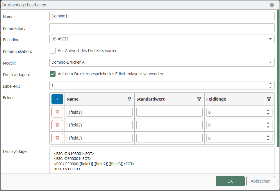 Domino Printer Plug-in