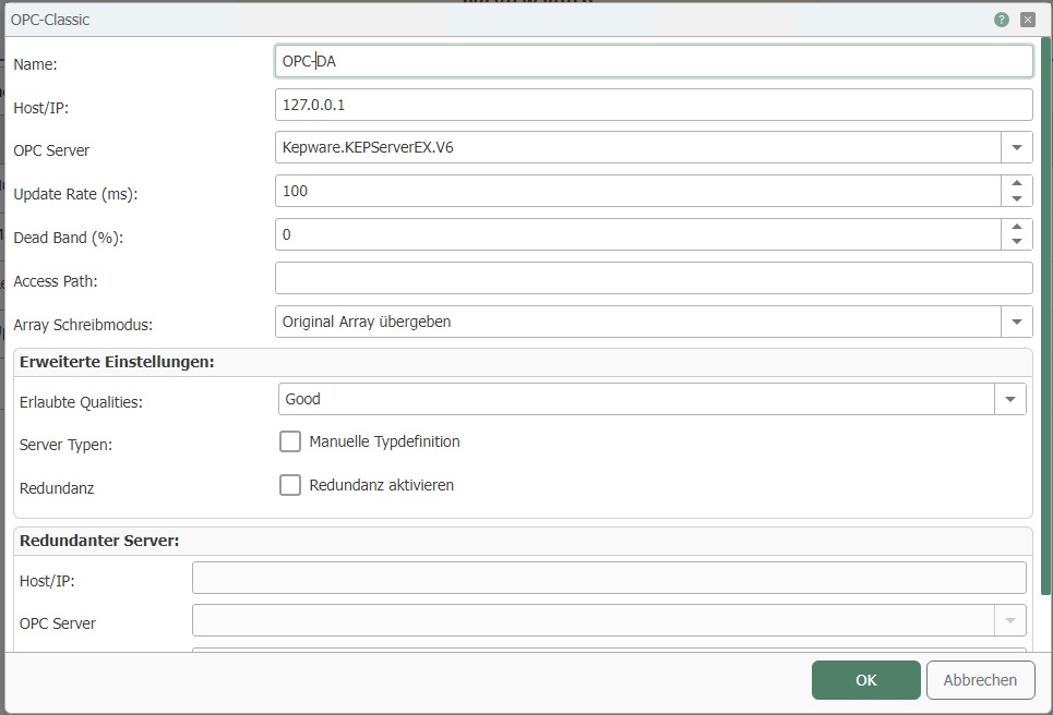 Error Browsing OPC Servers