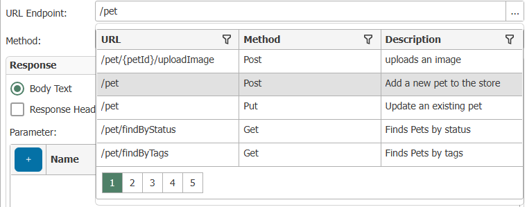 URL Endpoint Example