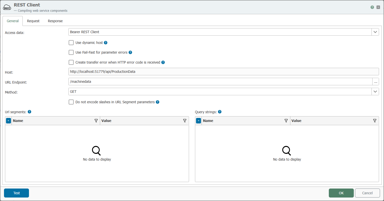 REST Client Transfer Object – General