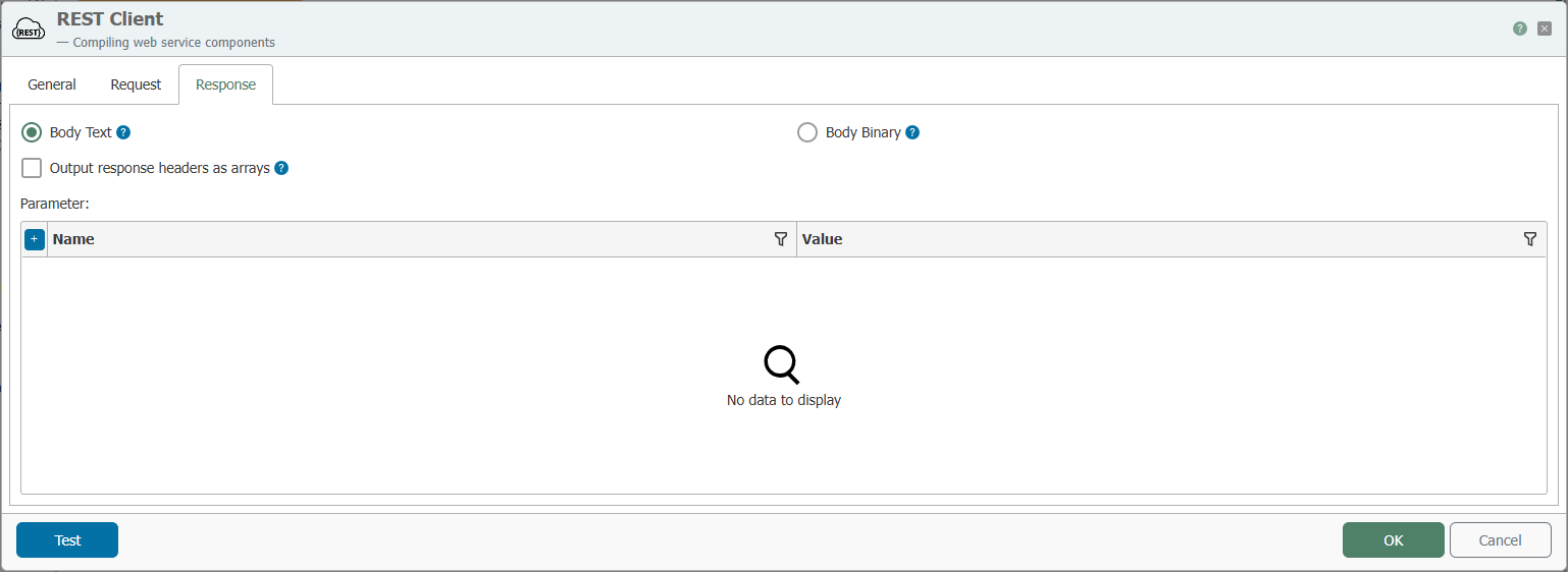 REST Client Transfer Object – Response