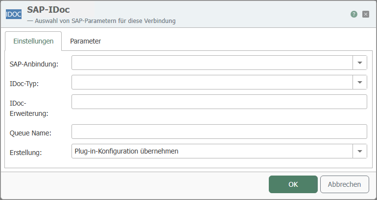SAP IDoc configuration