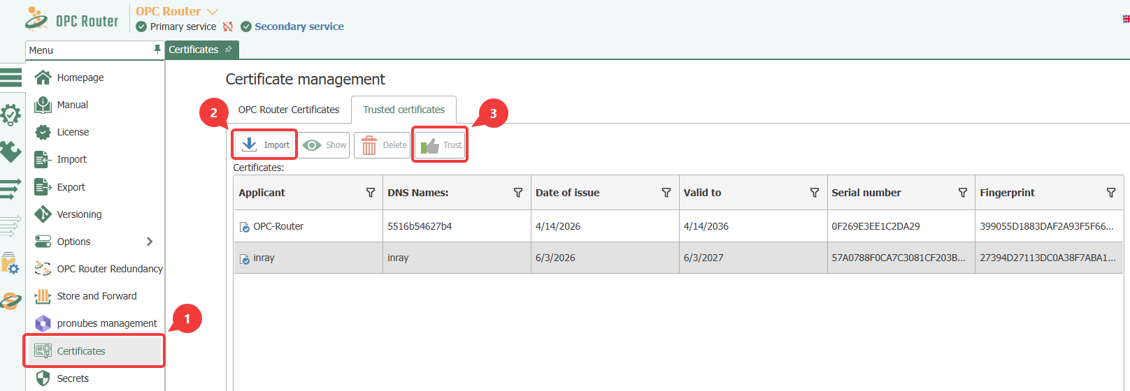 Certificate Management