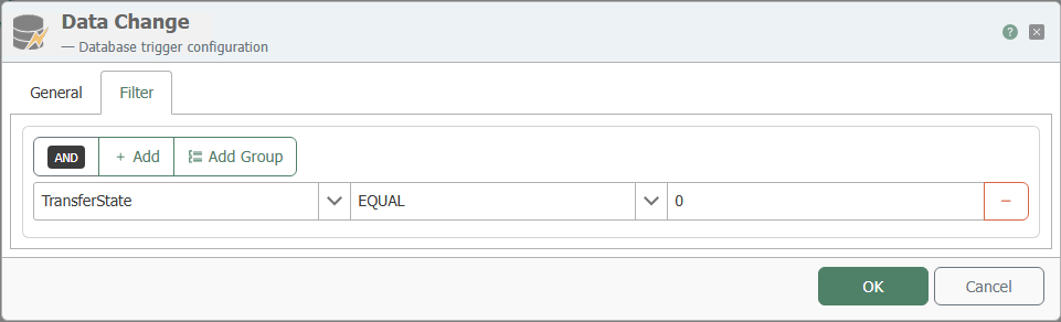 Filter configuration