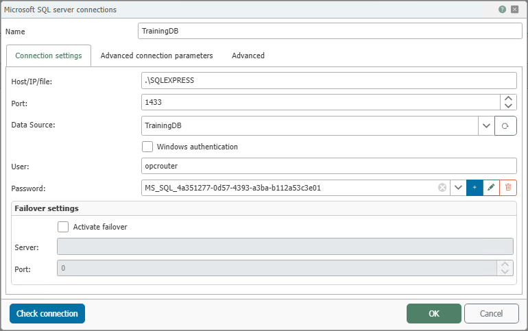 General Configuration and Connection Settings
