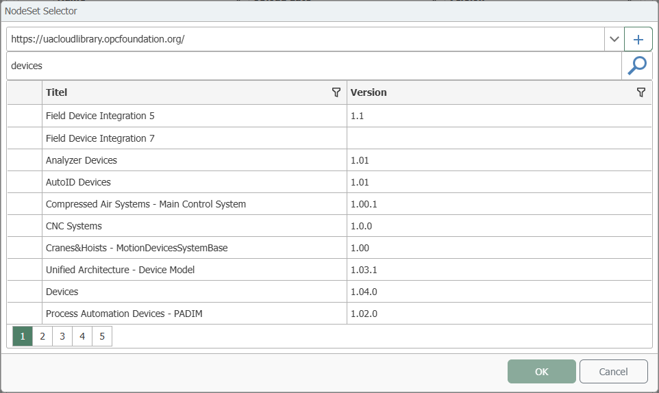 Selecting a NodeSet in the NodeSet Selector