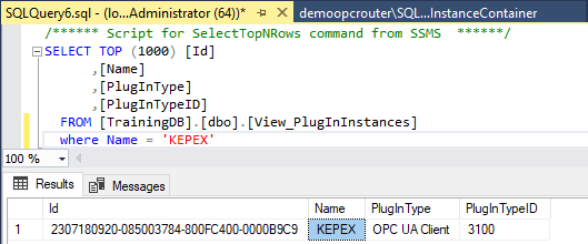 Finding the PlugIn ID in the api.View_PlugInInstances