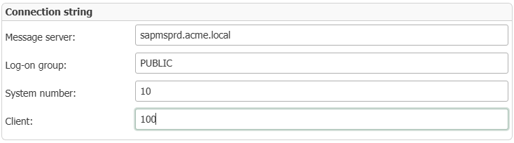 SAP® Plug-In – Load Balancing