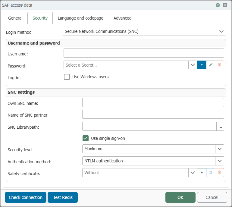 SAP® Plug-In – Secure Network Communications (SNC)