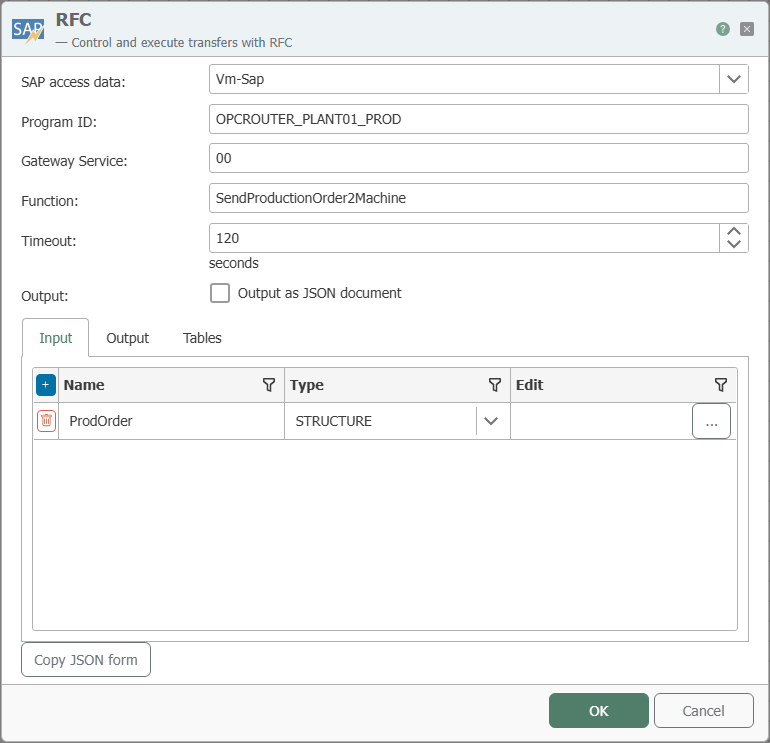 SAP RFC Trigger